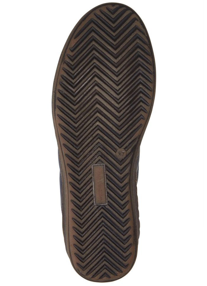 Andrea Conti veterschoenen met contrasterende bies aan de achterkant MARINE