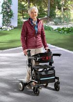 Elektrische rolstoel/rollator 2-in-1 