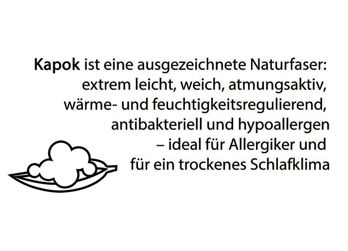 Irisette beddingserie met kapokvezels WIT