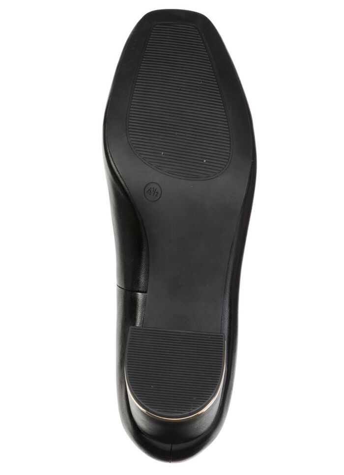 ELENA EDEN, elegante damespumps, wijdte G, met leren voering ZWART