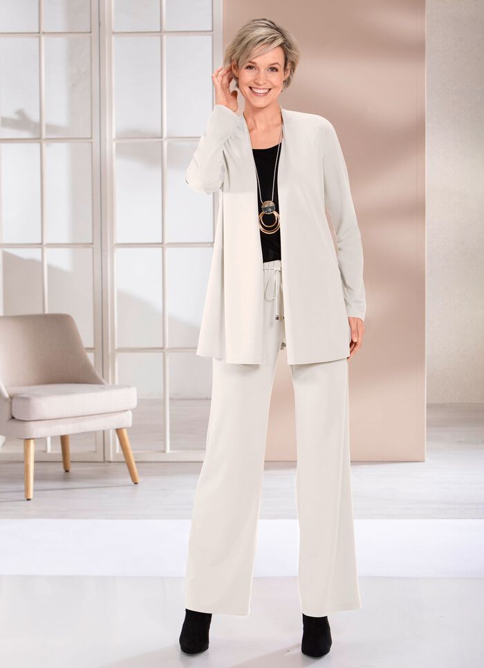 Overhemdjas zonder sluiting, verkrijgbaar in 4 kleuren 