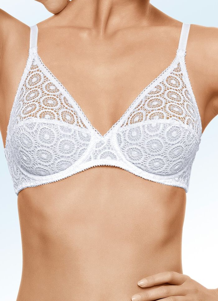 Chantelle beugelbh met geborduurd kant aan de voorkant 