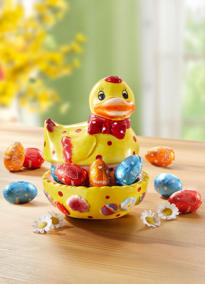 Blik met deksel "Eend" 