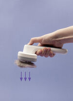 &quot;PiddiPet IonBrush&quot; borstel voor dierenhaar 