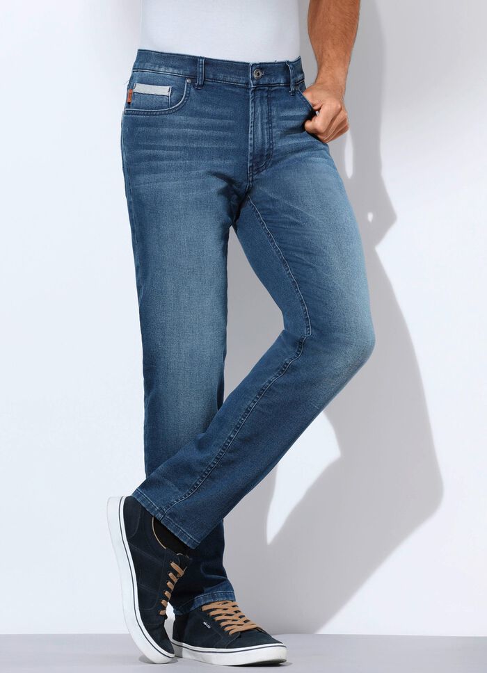 Jogger denim jeans van "Francesco Botti" in 2 kleuren 