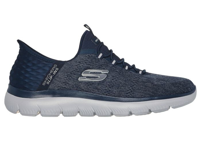 SKECHERS, herensneakers, met gegoten instaphak 