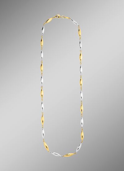 Hoogwaardige ketting in tweekleurig 