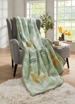 Dekbed met velours rand GROEN