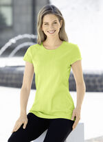 Shirt met modieuze korte mouwen in 2 kleuren NEONGELE