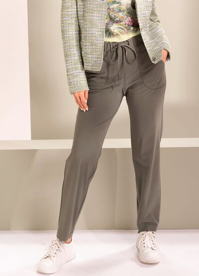 Broek in trendy joggingbroekstijl 