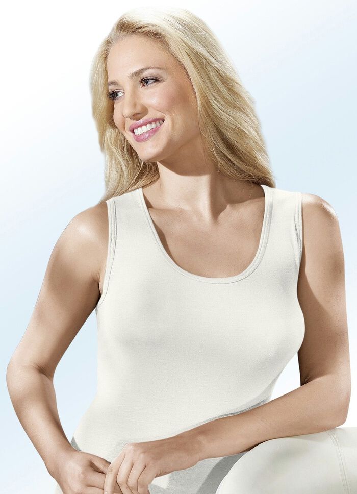 Drie-pack overhemden met hoge rug 1 x TAUPE, 1 x ROOKBLAUW 1 x SEKT