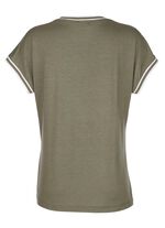 Shirt met patroonmixmotief 