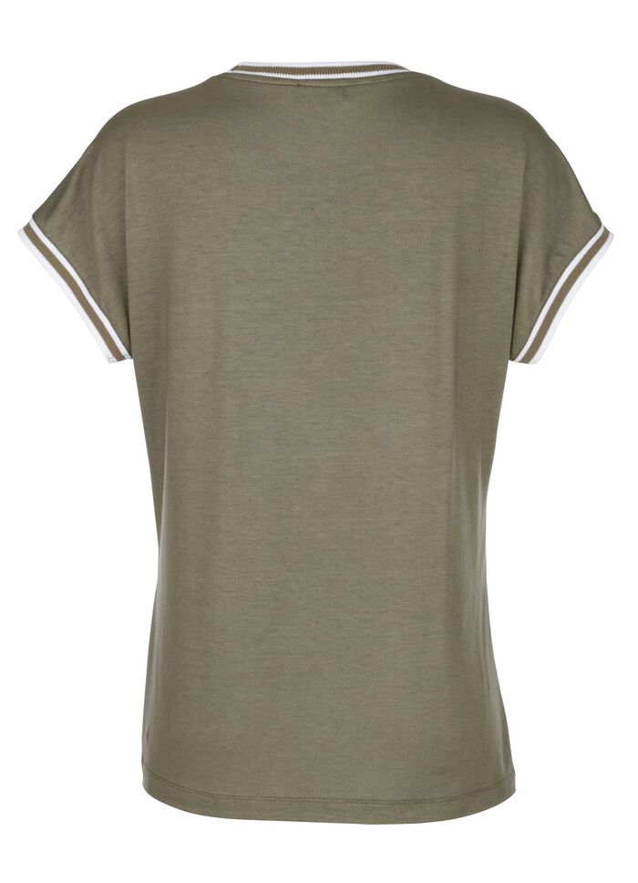 Shirt met patroonmixmotief 