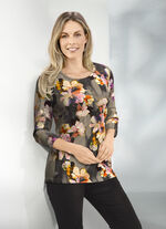 Shirt met ronde halslijn 