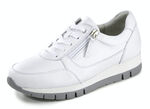 ELENA EDEN, sportieve damessneakers, breedte H, met uitneembaar voetbed WIT