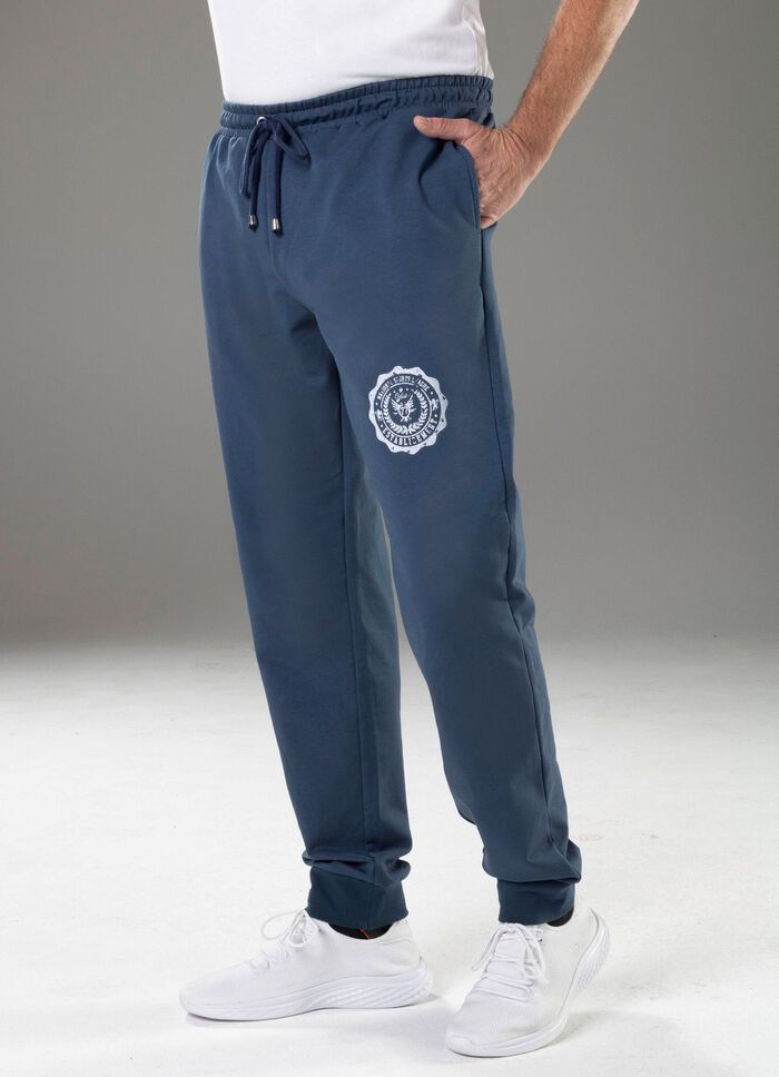 Casual broek in 4 kleuren MIDDENBLAUW