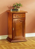 Rollende ladekast met echt houtfineer 