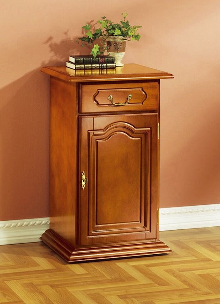 Rollende ladekast met echt houtfineer 