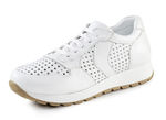 Andrea Conti sneakers gemaakt van nappaleer WIT