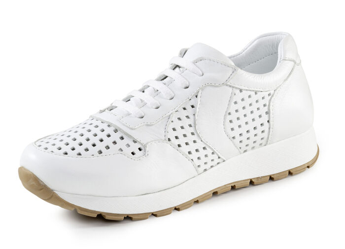 Andrea Conti sneakers gemaakt van nappaleer WIT