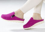 Laurina, trendy damespantoffels, breedte G, met anatomisch gevormd voetbed ROZE
