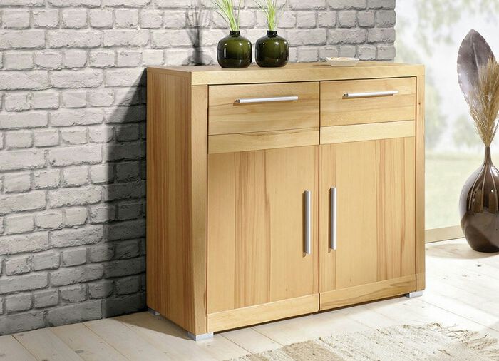 Commode met massieve voorzijde 