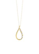 Elegante druppelhanger met synthetische zirkonia 