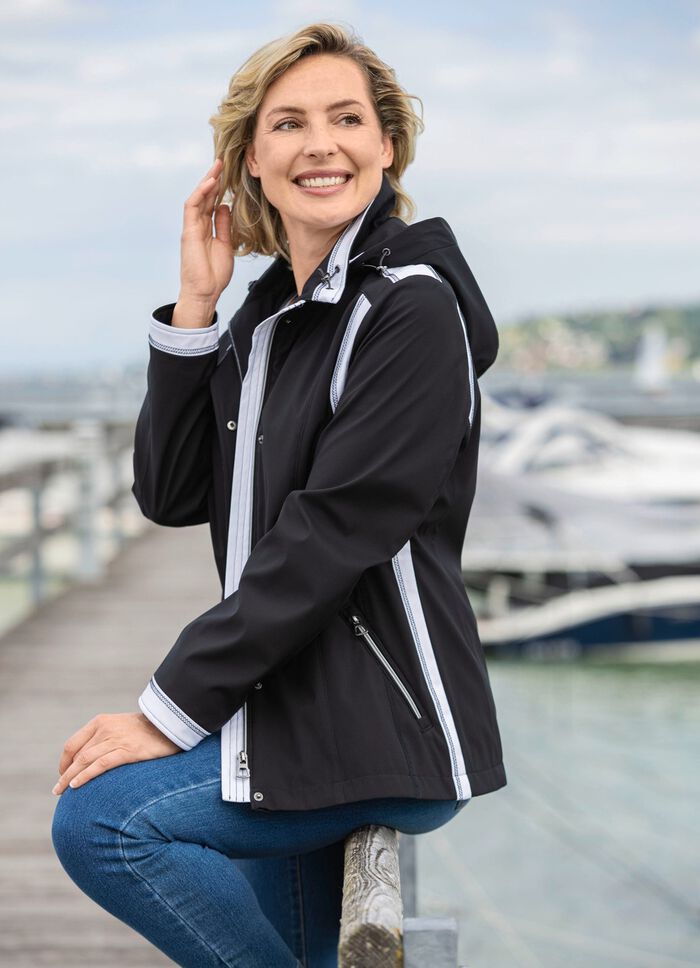 Jas met afneembare capuchon 