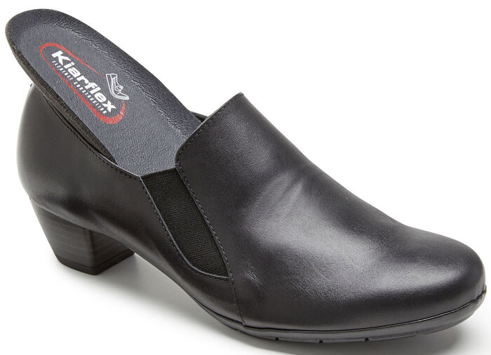 ELENA EDEN, elegante dames trotteur, breedte G, met uitneembaar voetbed ZWART