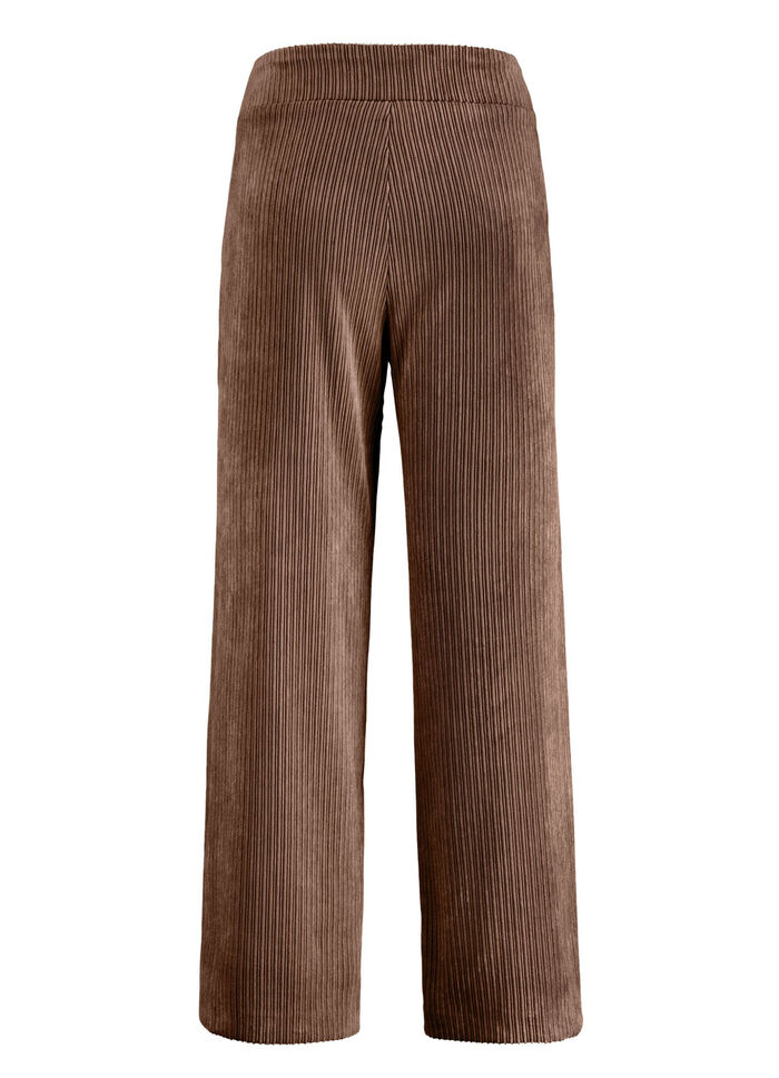 Broek in modieuze verkorte lengte COGNAC