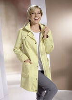 Lange jas met ruime zakken 