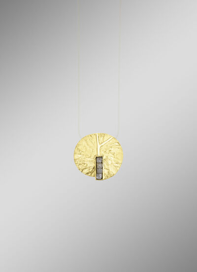 Fascinerende uitstraling: hanger met 4 ruwe diamanten 