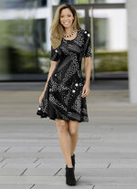 Jurk met inkjetprint 