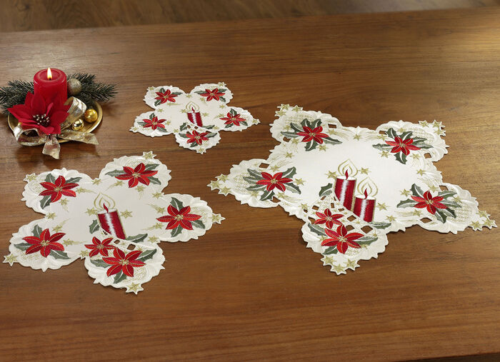 Kerstachtige tafel- en kamerdecoratie CHAMPAGNE