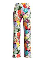 Broek met kleurrijke print 