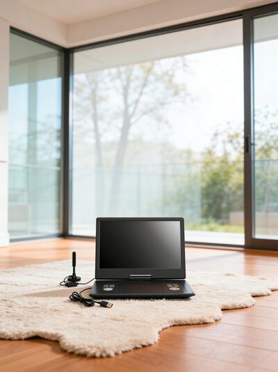 Reflexion DVD1424 draagbare dvd-speler met tv en games 