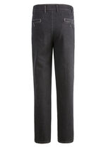 "Francesco Botti" jeans met elastische tailleband in 3 kleuren ANTHRAZIT