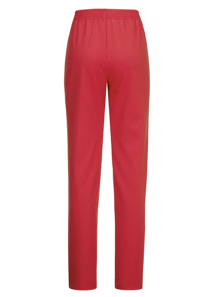 Broek met elastische tailleband aan de achterkant ROOD