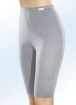 Set van twee fietsbroeken met elastische tailleband 1X MARINE, 1X GRIJS GEM&Ecirc;LEERD