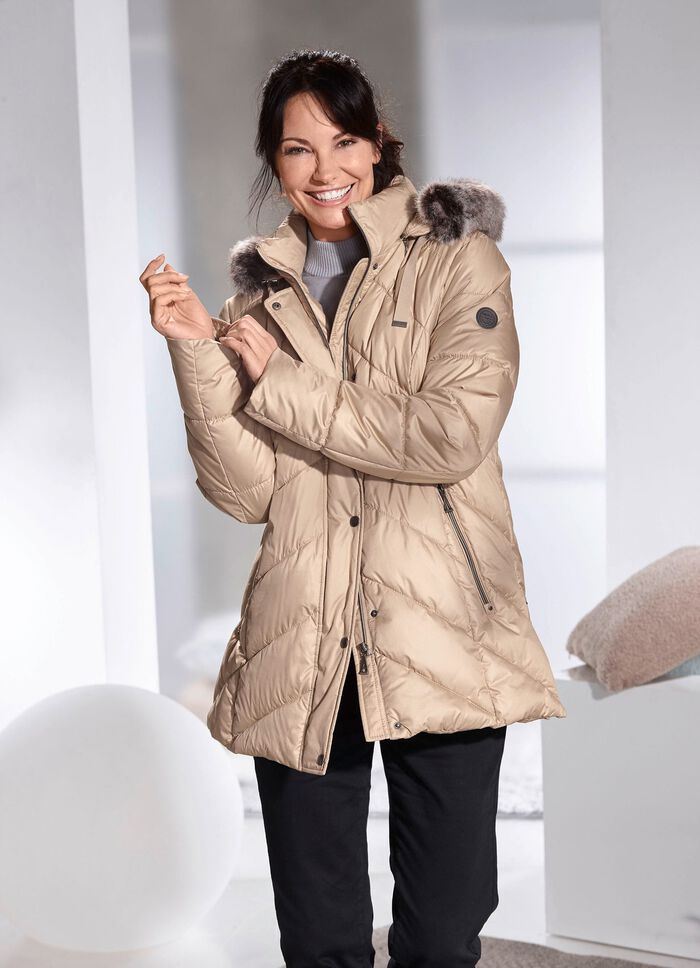 Jas met afneembare capuchon ZAND