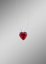 Romantische harthanger met zirkonia 