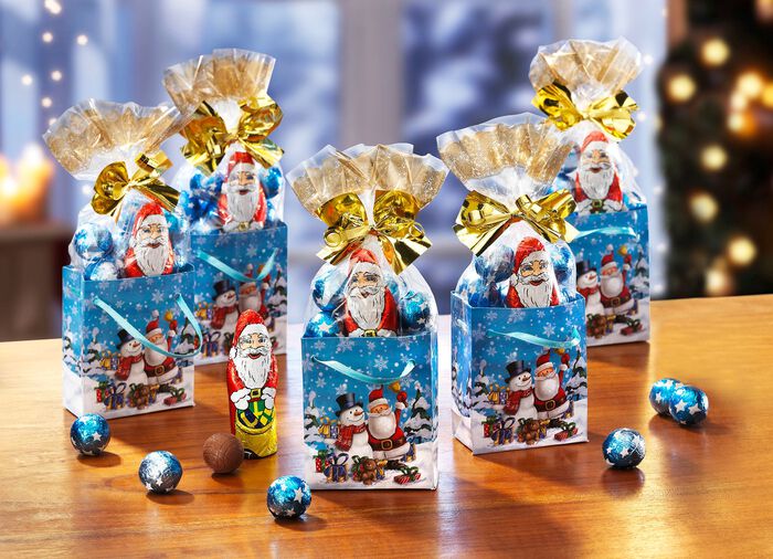 Magische cadeauzakjes, set van 5, gemaakt van papier 