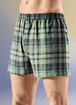 Set van vier boxershorts met elastische tailleband 