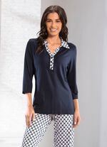 Poloshirt met knoopsluiting 