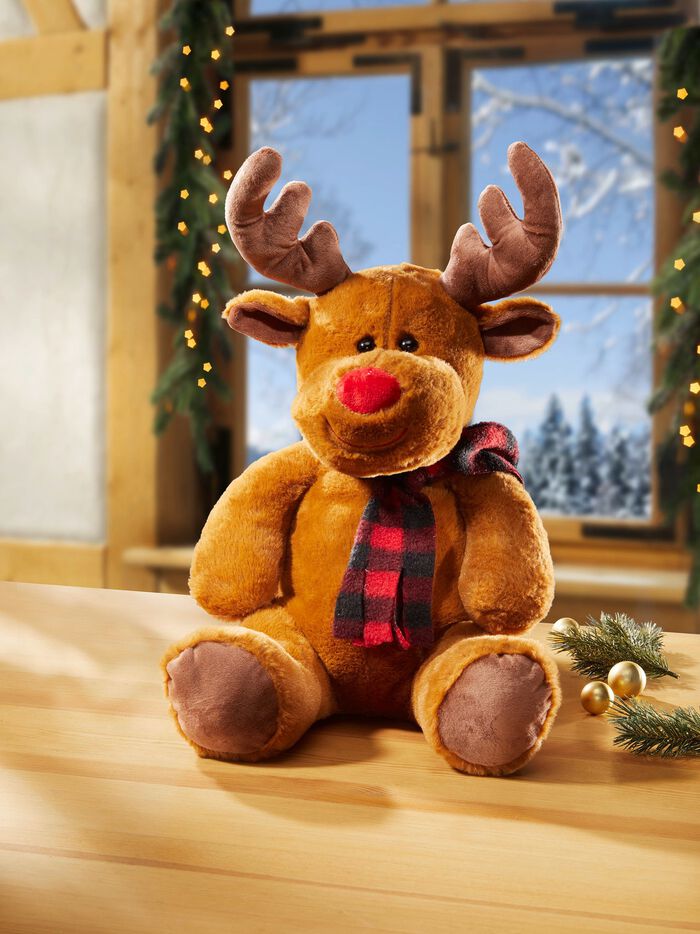 Knuffelzachte pluche eland 