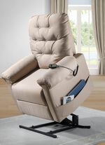 Tv-fauteuil met motor en opstahulp 