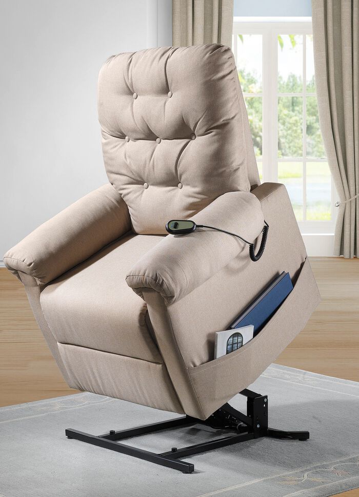 Tv-fauteuil met motor en opstahulp 