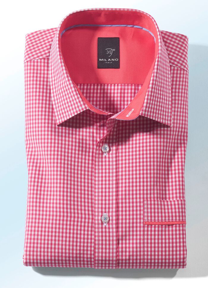 "Milano Italy" shirt met korte en lange mouwen in 4 kleuren 