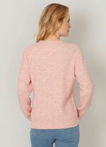 Pullover met effectgaren 