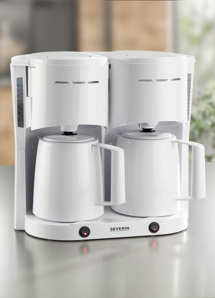 Severin Thermo Duo koffiezetapparaat WIT